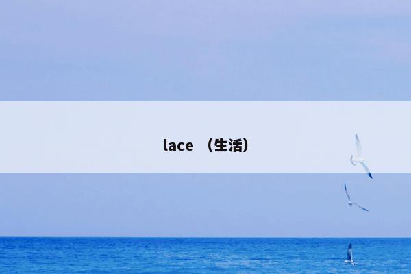 lace （生活）