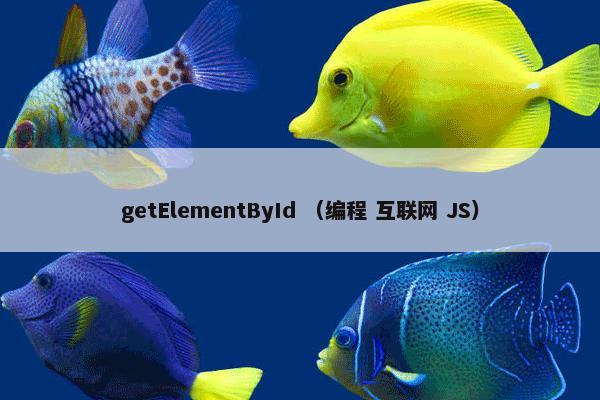 getElementById是什么意思？getElementById属于（编程和互联网和JS）