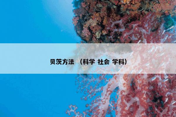 贝茨方法是什么意思？贝茨方法属于（科学和社会和学科）