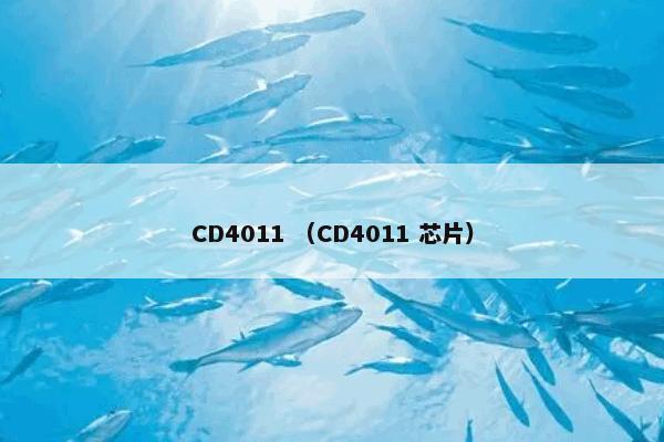 CD4011怎么理解？CD4011属于（CD4011和芯片）